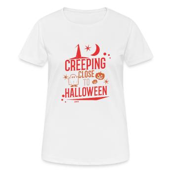 Costume d’Halloween - T-shirt respirant Femme - blanc - Devant - AI Model Female 172 dark (172cm)