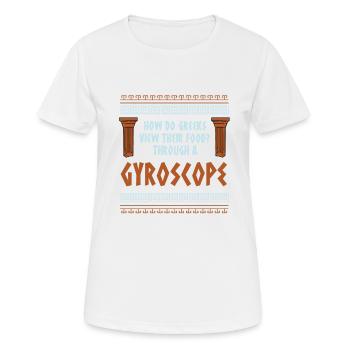 Antike Griechische Mythologie und Griechisches - Frauen T-Shirt atmungsaktiv - Weiß - Vorne - AI Model Female 172 dark (172cm)