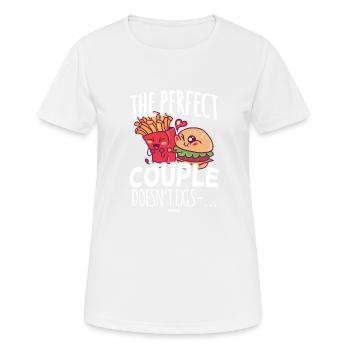 Snack bar cool saying - Women's Breathable T-Shirt - white - Front - AI Model Female 172 dark (172cm)