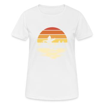 Ducks - Women's Breathable T-Shirt - white - Front - AI Model Female 172 dark (172cm)