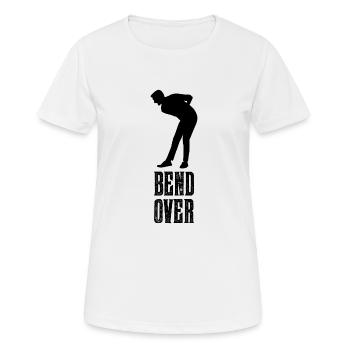 Penchez-vous sur des dictons drôles - T-shirt respirant Femme - blanc - Devant - AI Model Female 172 dark (172cm)