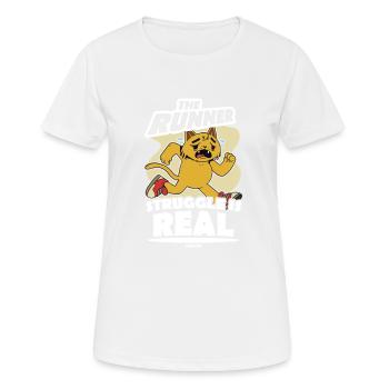 Courir - T-shirt respirant Femme - blanc - Devant - AI Model Female 172 dark (172cm)