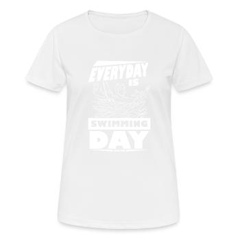 Nager - T-shirt respirant Femme - blanc - Devant - AI Model Female 172 dark (172cm)