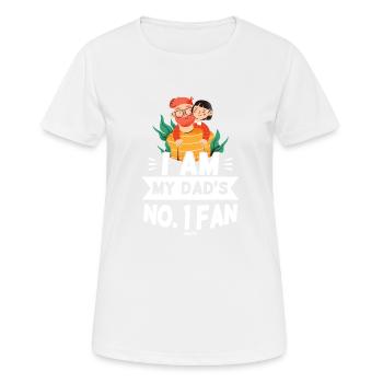 Vorbild Vater Tochter Kind Mädchen - Frauen T-Shirt atmungsaktiv - Weiß - Vorne - AI Model Female 172 dark (172cm)