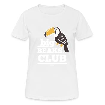 Toucan - T-shirt respirant Femme - blanc - Devant - AI Model Female 172 dark (172cm)