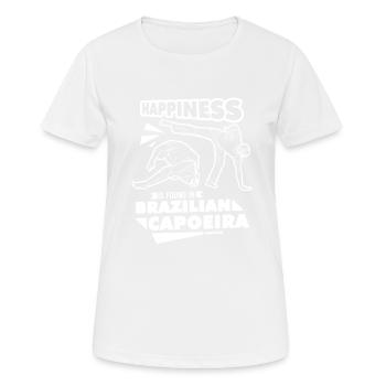 Brazil - Women's Breathable T-Shirt - white - Front - AI Model Female 172 dark (172cm)