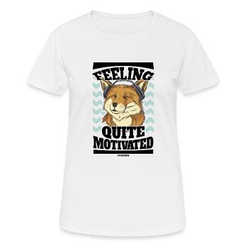 Motivation - T-shirt respirant Femme - blanc - Devant - AI Model Female 172 dark (172cm)