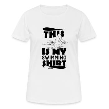 Nager - T-shirt respirant Femme - blanc - Devant - AI Model Female 172 dark (172cm)
