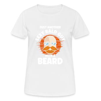 Barbes Dire Barbe Drôle Barbe Cadeau Barbe - T-shirt respirant Femme - blanc - Devant - AI Model Female 172 dark (172cm)