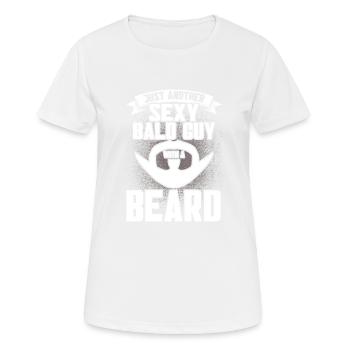 Barbes Dire Barbe Drôle Barbe Cadeau Barbe - T-shirt respirant Femme - blanc - Devant - AI Model Female 172 dark (172cm)