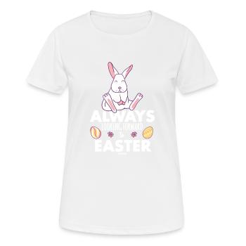 Lapin de Pâques Lapin de Pâques Cadeau - T-shirt respirant Femme - blanc - Devant - AI Model Female 172 dark (172cm)