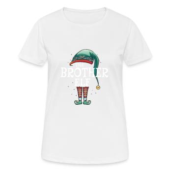 The Brother Elf Matching Group christmas - Women's Breathable T-Shirt - white - Front - AI Model Female 172 dark (172cm)