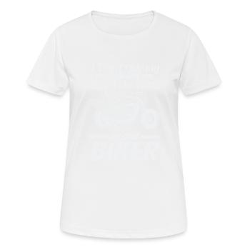 Ich Fahre Nicht Mit Meinem Eigenen Fahrrad, - Frauen T-Shirt atmungsaktiv - Weiß - Vorne - AI Model Female 172 dark (172cm)