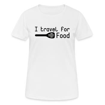 Restaurant Tester Reisen Essen - Frauen T-Shirt atmungsaktiv - Weiß - Vorne - AI Model Female 172 dark (172cm)