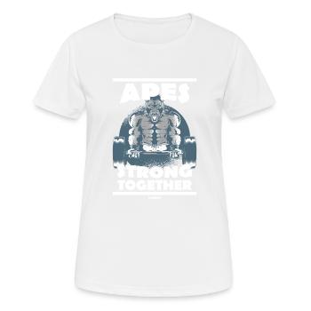 Apes Strong Together - Women's Breathable T-Shirt - white - Front - AI Model Female 172 dark (172cm)