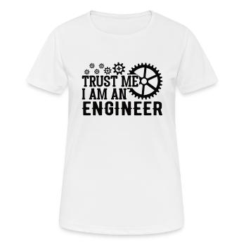 Mechanical Engineer Mechanical Engineer Profession - Women's Breathable T-Shirt - white - Front - AI Model Female 172 dark (172cm)