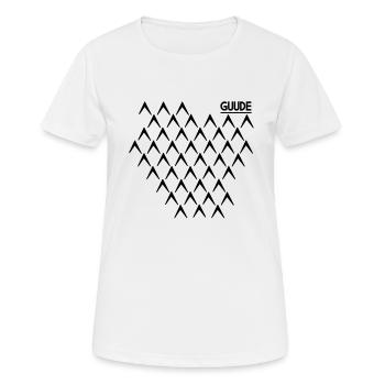Guude Ribbed Abbelwoiglas motif Cidre Bembel - T-shirt respirant Femme - blanc - Devant - AI Model Female 172 dark (172cm)