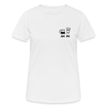 Hessian Abbelwoiglas Äppler Cider Bembel - Women's Breathable T-Shirt - white - Front - AI Model Female 172 dark (172cm)