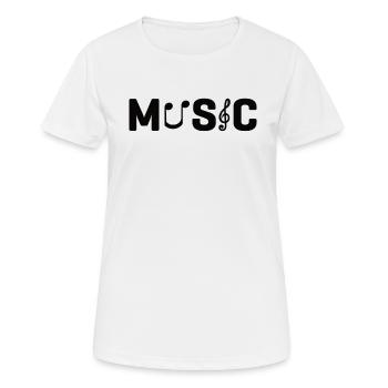 Vinyl Musiker Retro Musik Vinyl Vintage Musizieren - Frauen T-Shirt atmungsaktiv - Weiß - Vorne - AI Model Female 172 dark (172cm)