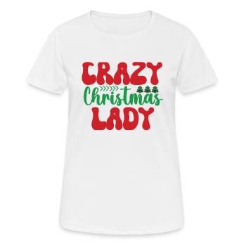 Christmas Mrs. Santa Claus Advent - Women's Breathable T-Shirt - white - Front - AI Model Female 172 dark (172cm)