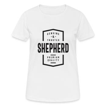 Shepherd Genuine and Trusted - Women's Breathable T-Shirt - white - Front - AI Model Female 172 dark (172cm)