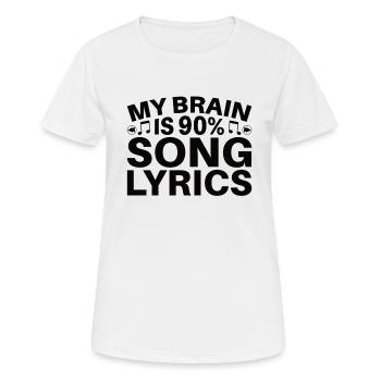 Vinyl Musiker Retro Musik Vinyl Vintage Musizieren - Frauen T-Shirt atmungsaktiv - Weiß - Vorne - AI Model Female 172 dark (172cm)