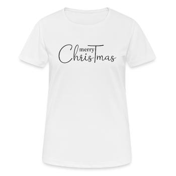 Christmas Team Partner Look Christmas Crew - Women's Breathable T-Shirt - white - Front - AI Model Female 172 dark (172cm)