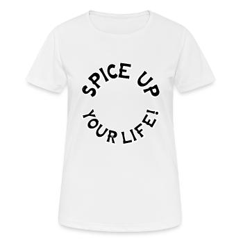 Spice up your life - Women's Breathable T-Shirt - white - Front - AI Model Female 172 dark (172cm)