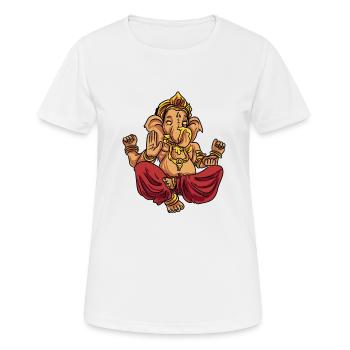 Buddhism Religion - Women's Breathable T-Shirt - white - Front - AI Model Female 172 dark (172cm)