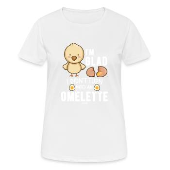 Baby Kids Chick Poulet - T-shirt respirant Femme - blanc - Devant - AI Model Female 172 dark (172cm)