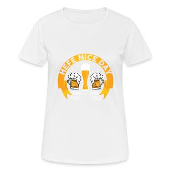 Hefe Nice Day Brauer Bierbrauen Bier Hefeweizen - Frauen T-Shirt atmungsaktiv - Weiß - Vorne - AI Model Female 172 dark (172cm)