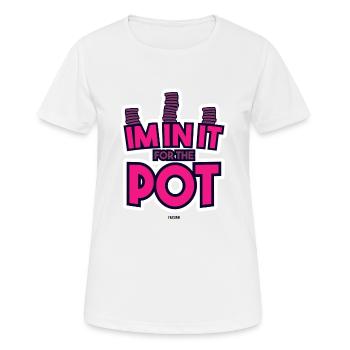 Poker Pot - Women's Breathable T-Shirt - white - Front - AI Model Female 172 dark (172cm)