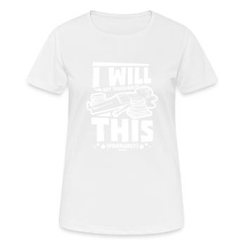 Motivation motivate careers Positive gift - Women's Breathable T-Shirt - white - Front - AI Model Female 172 dark (172cm)