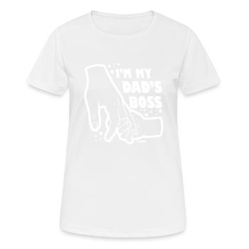 Father and daughter - Women's Breathable T-Shirt - white - Front - AI Model Female 172 dark (172cm)