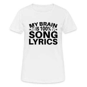 Vinyl Musiker Retro Musik Vinyl Vintage Musizieren - Frauen T-Shirt atmungsaktiv - Weiß - Vorne - AI Model Female 172 dark (172cm)