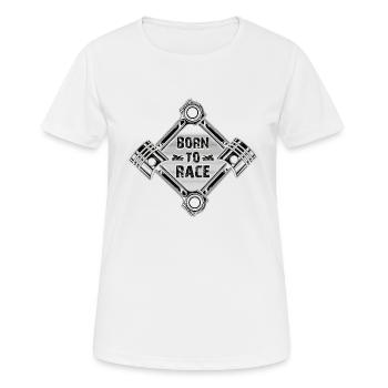 Autorennen Rallye Rallyefahrer Rennfahrer Rally - Frauen T-Shirt atmungsaktiv - Weiß - Vorne - AI Model Female 172 dark (172cm)