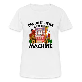 Kasino Glücksspiel Spielautomat Kartenspiel - Frauen T-Shirt atmungsaktiv - Weiß - Vorne - AI Model Female 172 dark (172cm)