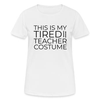 Teaching profession - Women's Breathable T-Shirt - white - Front - AI Model Female 172 dark (172cm)