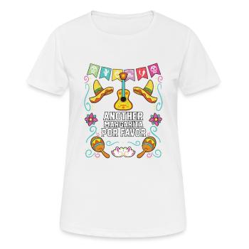 Another Margarita Por Favor Margarita Drinker - Frauen T-Shirt atmungsaktiv - Weiß - Vorne - AI Model Female 172 dark (172cm)