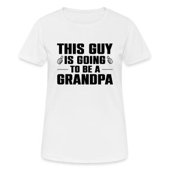 Opa Geschenkidee Opa weiß alles Spruch Großvater - Frauen T-Shirt atmungsaktiv - Weiß - Vorne - AI Model Female 172 dark (172cm)