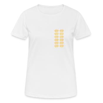 60 years 60 years tally 60 birthday - Women's Breathable T-Shirt - white - Front - AI Model Female 172 dark (172cm)