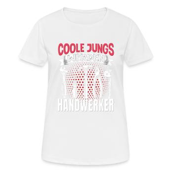 Handwerk Handwerker - Frauen T-Shirt atmungsaktiv - Weiß - Vorne - AI Model Female 172 dark (172cm)