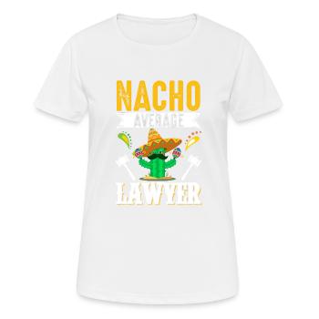 Cinco de Mayo Nacho Durchschnittlicher Anwalt Rech - Frauen T-Shirt atmungsaktiv - Weiß - Vorne - AI Model Female 172 dark (172cm)