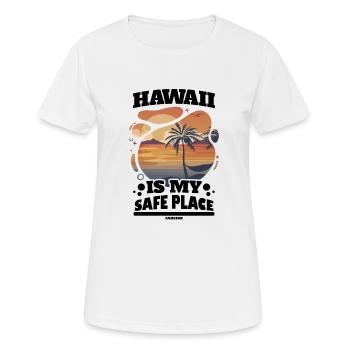 Hawaii - Frauen T-Shirt atmungsaktiv - Weiß - Vorne - AI Model Female 172 dark (172cm)