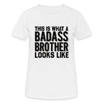 Big brother family parents offspring child - Women's Breathable T-Shirt - white - Front - AI Model Female 172 dark (172cm)