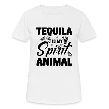 Tequila, citrons verts, citrons et soleil - T-shirt respirant Femme - blanc - Devant - AI Model Female 172 dark (172cm)