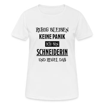 Schneiderin Nähen Witz Spruch Schneiderin Geschenk - Frauen T-Shirt atmungsaktiv - Weiß - Vorne - AI Model Female 172 dark (172cm)