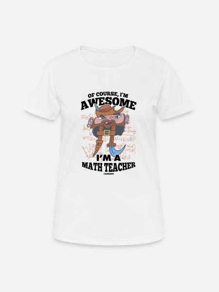 Mathematik - Frauen T-Shirt atmungsaktiv - Weiß