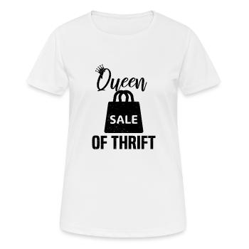 Magasin d’occasion Eco Hipster d’occasion - T-shirt respirant Femme - blanc - Devant - AI Model Female 172 dark (172cm)