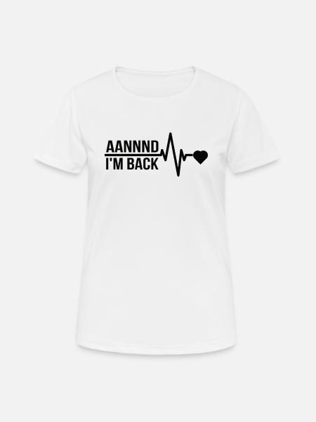 Herzinfarkt Herzoperation Herzkrank Bypass - Frauen T-Shirt atmungsaktiv - Weiß